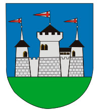 Герб города Мядель 